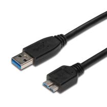 PREMIUMCORD KABEL MICRO USB 3.0 5GBPS USB A-MICRO USB B,MM,1M, KU3MA1BK