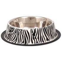 DOG FANTASY MISKA NEREZOVA S GUMOU ZEBRA 33 CM 2800ML (064-1135) vystavený kus