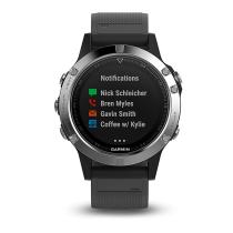 GARMIN FENIX 5 SILVER, BLACK BAND 010-01688-03