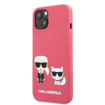 KARL LAGERFELD KLHCP13MSSKCP PRE IPHONE 13 CHOUP. LIQ.SILIC. ZADNY KRYT RED