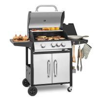 KLARSTEIN TOMAHAWK 3.1S, PLYNOVY GRIL, 3X3,6 KW HORAK + 2,7 KW WOK HORAK, 60X45 CM GRIL, 10033567
