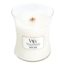 WOODWICK SVIECKA OVALNA VAZA WHITE TEAK 275G, 92039E