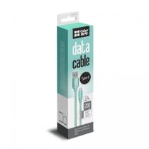 COLORWAY CABLE USB - TYPE-C 2.4A 2M MINT (CW-CBUC008-MT)