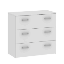 KONDELA GARBO 3 KOMODA, BIELA