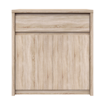 KONDELA Komoda 2D1S, dub sonoma, NORTY TYP 9