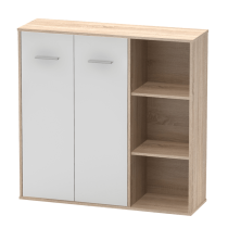 KONDELA MAURUS NEW MA32 SKRINKA, DUB SONOMA/BIELA