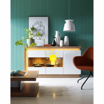 KONDELA LED osvetlenie 2-bodové SQUARE, LEONARDO, MALORKA, LYNATET