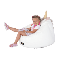 KONDELA INOROG SEDACI VAK JEDNOROZEC, BIELA