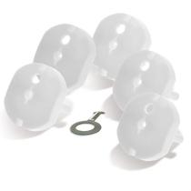 SOLIGHT BEZPECNOSTNA ZATKA- SADA 5 KS + 1 KLUCIK 5E61