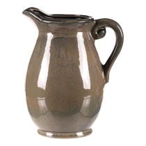 AUTRONIC KEX6009 GREY-L Váza keramická - tvar džbán, velká, barva šedá