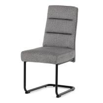 AUTRONIC DCL-P3107 SIL2 Židle jídelní, taštičkové pružiny v sedáku, madlo na opěráku, světle šedá lá