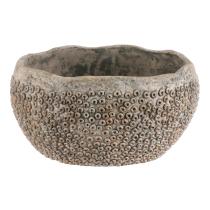 AUTRONIC BDO106-M Obal na květiny - nízký, střední vel., beton, šedá barva