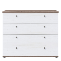 KONDELA Komoda, borovica canyon/dub sonoma trufel, TEINA KOM4S