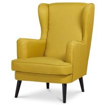 AUTRONIC AK-A1318 YEL2 Křeslo, žlutá látka, nohy buk