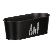 AUTRONIC KK099 BK Truhlík kovový s peříčky, barva černá.