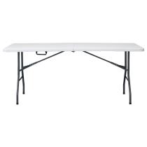 AUTRONIC AZ-K1002 WT Stůl campingový bílý 180x70, skládací, s madlem pro snadné přenášení