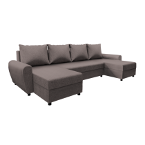 KONDELA Univerzálna sedacia súprava, sivobéžová Taupe, DAKAR NEW U