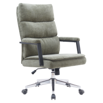 KONDELA Kancelárske kreslo, zelená/chróm, ZAVIER