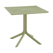KONDELA Záhradný stôl, zelená, DENTON NEW