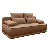 KONDELA Rozkladacia pohovka, hnedý melír, LAGO