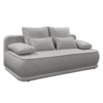 KONDELA Rozkladacia pohovka, sivý melír, LAGO