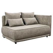 KONDELA Rozkladacia pohovka, béžovosivá Taupe, pravá, LIAMI