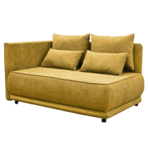 KONDELA Rozkladacia pohovka, horčicová, ľavá, LIAMI