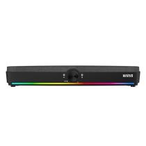 MARVO SOUNDBAR SG-286, 2.0, 10W, CIERNY, REGULACIA HLASITOSTI, RGB PODSVIETENIE, USB/BLUETOOTH, 60HZ