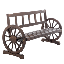 KONDELA Záhradná lavička, hnedá, SABA TYP 2