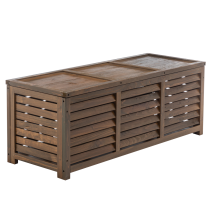 KONDELA Záhradný úložný box, hnedá, LADAM