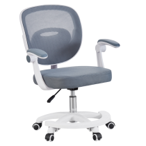 KONDELA Otočná stolička, sivá/biela, TRIXI TYP 2