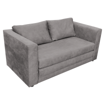 KONDELA Rozkladacia pohovka, sivá, BEJA