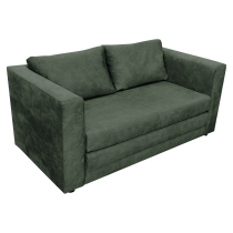 KONDELA Rozkladacia pohovka, zelená, BEJA