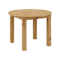 KONDELA Jedálenský rozkladací stôl, dub artisan, 103-142x76 cm, HARRY