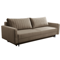 KONDELA Rozkladacia pohovka, sivobéžová Taupe, PALEM