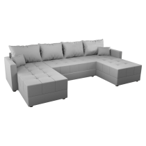 KONDELA Univerzálna sedacia súprava, sivá, DUAN U UNI