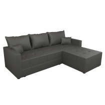 KONDELA Univerzálna sedacia súprava, sivá, DUAN ROH