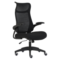 KONDELA Kancelárske kreslo, čierna, SETON