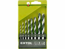 Vrtáky do dreva, 8-dielna sada, Ø3-4-5-6-7-8-9-10mm