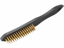 Kefa mosadzná 4-radová, 290mm, plastová rukoväť