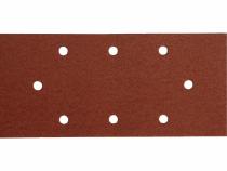 Brúsny papier na suchý zips 10ks, 8 otvorov, 93x190mm, P80