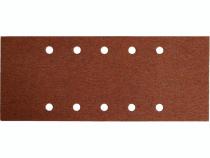 Papier brúsny 115x280mm, 10ks, P40, 10 otvorov