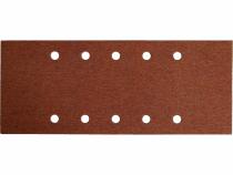 Papier brúsny 115x280mm, 10ks, P60, 10 otvorov