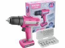 Vŕtačka akumulátorová,12V Li-ion, 1x1500mAh