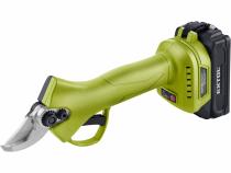Nožnice na konáre akumulátorové bezuhlíkové, 20V, 1x 2Ah Li-ion, 2A nabíjačka, max. 25mm