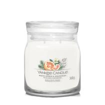 YANKEE CANDLE 1630026E WHITE SPRUCE & GRAPEFRUIT STREDNA SVIECKA SIGNATURE, 368G