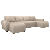 KONDELA Univerzálna sedacia súprava, béžová, DELIN U UNI