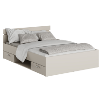 KONDELA Posteľ, 140x200, cashmere, MICHIGAN NEW