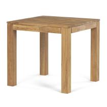 AUTRONIC DS-H080 DUB Jídelní stůl 80x80x75 cm, masiv dub bílý, povrchová úprava olejem, nohy 8x8 cm