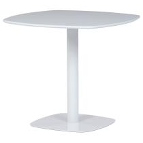 AUTRONIC DT-X7117 WT Stůl jídelní, deska MDF, bílá, bílý kov
